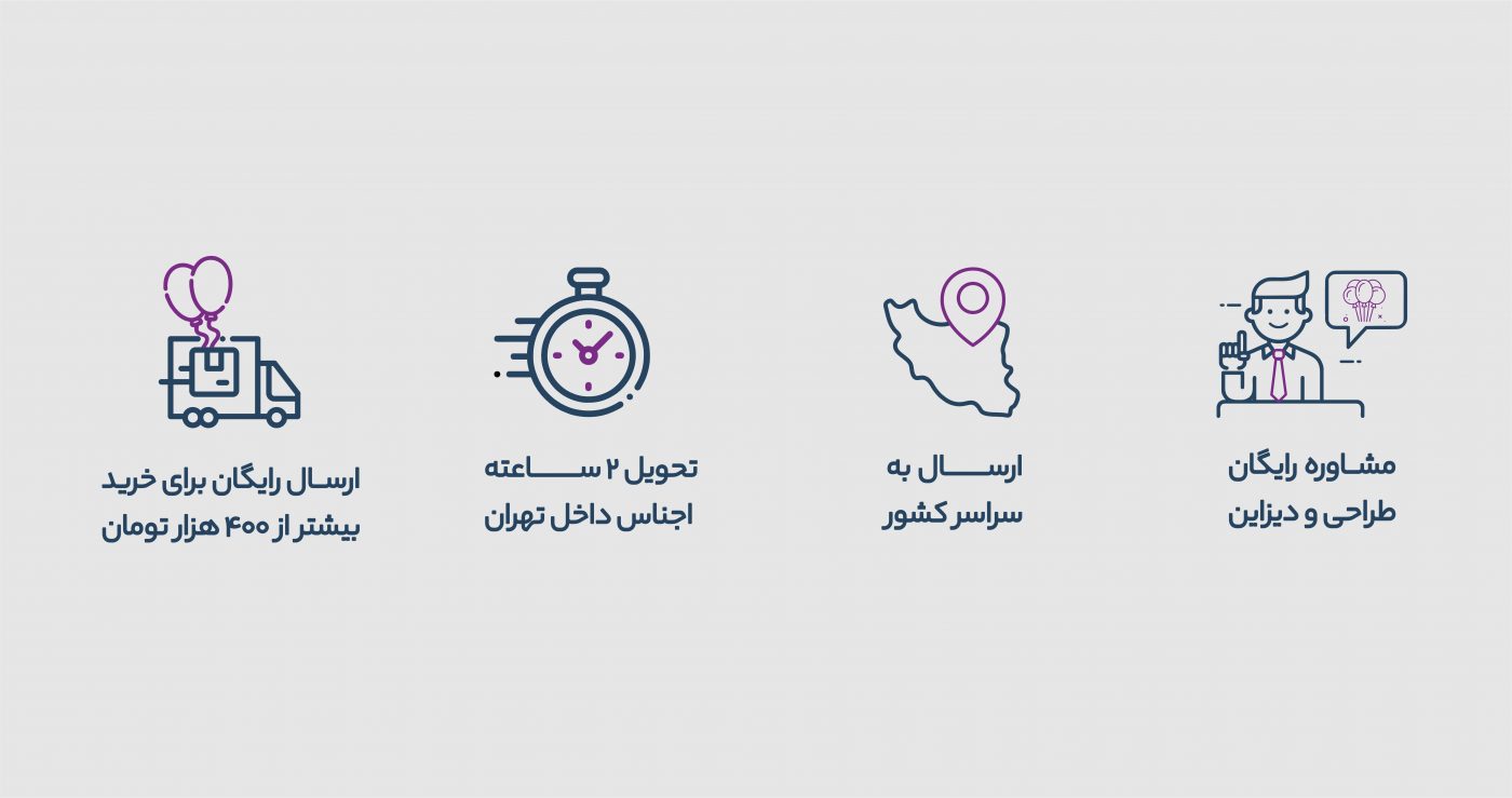 بادکنک و لوازم تم تولد نیوان هپی لند