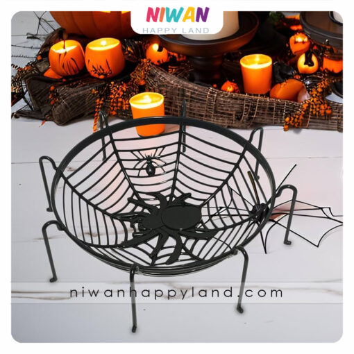 ظرف هالووین طرح عنکبوت