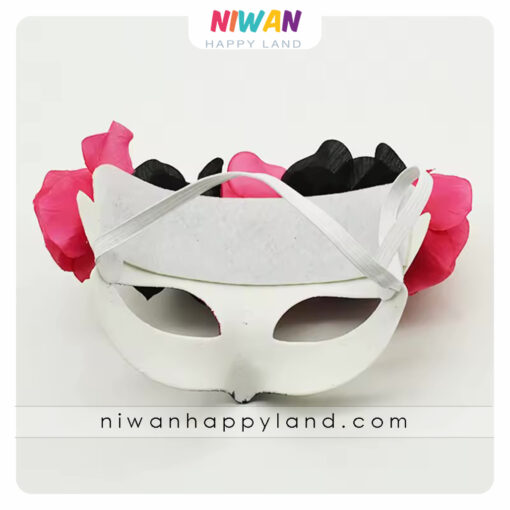 نقاب بالماسکه گلدار