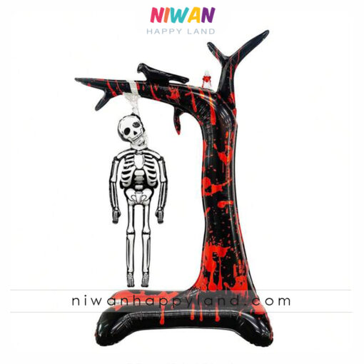 استند بادکنک اسکلت دار زده