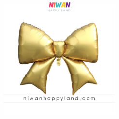 بادکنک فویلی پاپیون طلایی