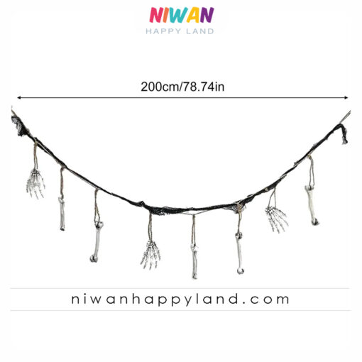 ریسه استخوان و دست هالووین