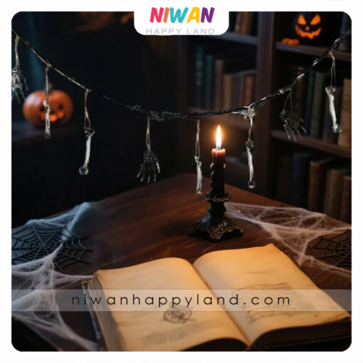 ریسه استخوان و دست هالووین