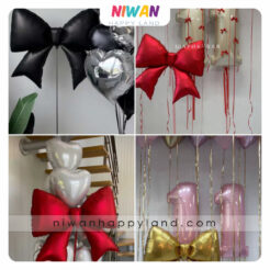 بادکنک فویلی پاپیون قرمز