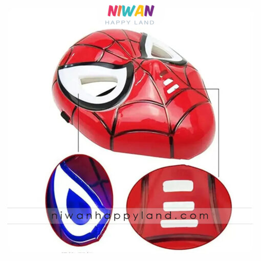 نقاب اسپایدرمن بچگانه چراغ دار
