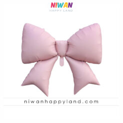 بادکنک فویلی پاپیون صورتی