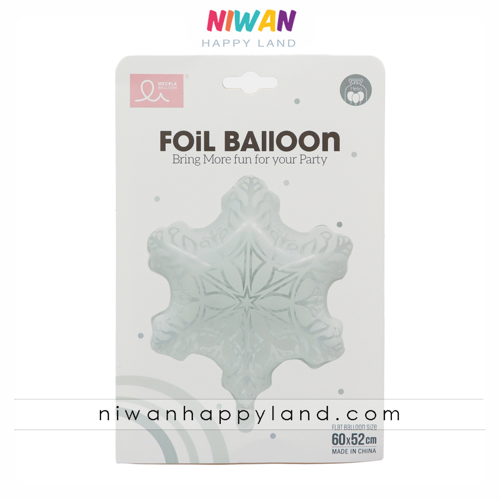 بادکنک فویلی برف سفید 2 بادکنک فویلی برف سفید