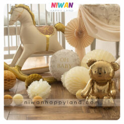 بادکنک فویلی گرد OH BABY