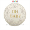 بادکنک فویلی oh baby 3 بادکنک فویلی oh baby